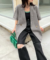 WHO'S WHO gallery | チェックダブルジャケット(テーラードジャケット)