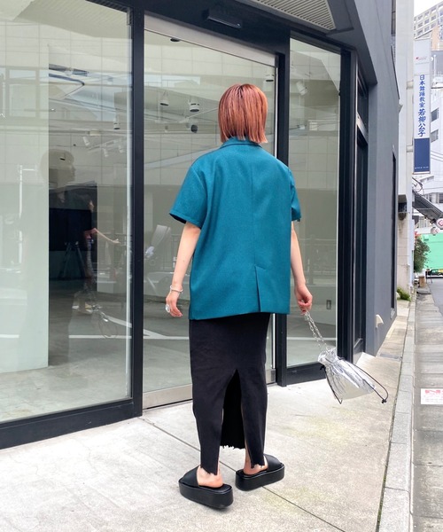 WHO'S WHO gallery（フーズフーギャラリー）の「チェックダブルジャケット（テーラードジャケット・レディース・ダークグリーン/ベージュ/ブラウン・FREE）」の11枚目の写真