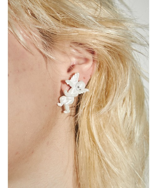 PAMEO POSE（パメオポーズ）の「Angels Pierce（ピアス（両耳用）・レディース・ホワイト/ゴールド/シルバー・FREE）」の10枚目の写真