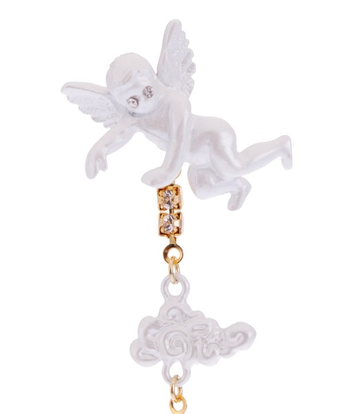 PAMEO POSE（パメオポーズ）の「Angels Pierce（ピアス（両耳用）・レディース・ホワイト/ゴールド/シルバー・FREE）」の6枚目の写真