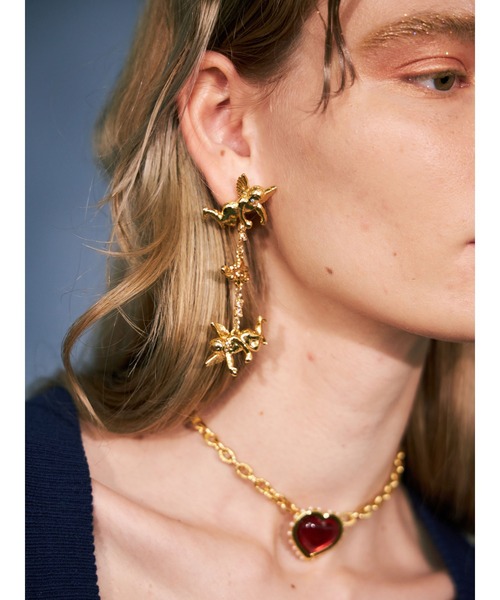 PAMEO POSE（パメオポーズ）の「Angels Pierce（ピアス（両耳用）・レディース・ホワイト/ゴールド/シルバー・FREE）」の15枚目の写真