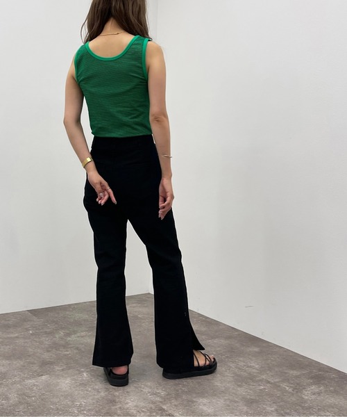 apres jour mignon（アプレジュールミニョン）の「ボーダータンク【ZOZOTOWN限定アイテム】（タンクトップ・レディース・ブラック系その他/ネイビー/グリーン系その他・X-LARGE/フリー）」の15枚目の写真