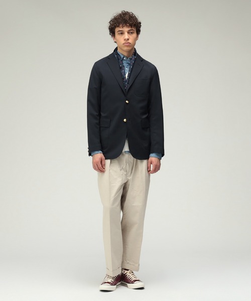 BEAMS PLUS（ビームスプラス）の「【ビームスの百名品】2プリーツ チノ パンツ（チノパンツ・メンズ・ブラック/ネイビー/オフホワイト/カーキ/オリーブ・LARGE/SMALL/X-LARGE/X-SMALL/MEDIUM/XX-LARGE）」の17枚目の写真