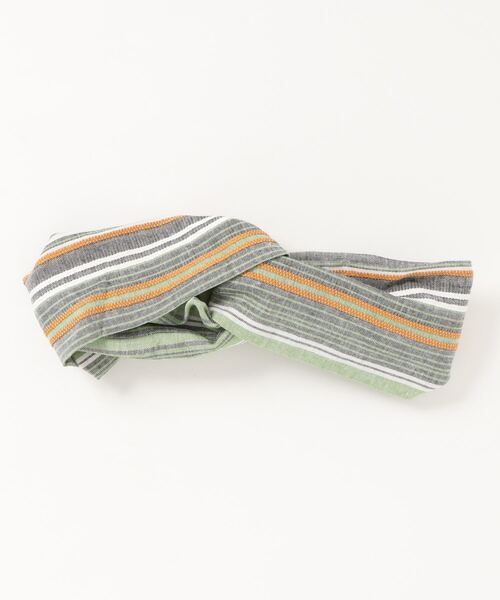 チチカカ（チチカカ）の「マルチストライプヘアバンド（ヘアバンド・レディース・イエロー/グリーン/ブルー・FREE）」の19枚目の写真