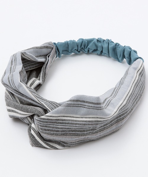 チチカカ（チチカカ）の「マルチストライプヘアバンド（ヘアバンド・レディース・イエロー/グリーン/ブルー・FREE）」の13枚目の写真