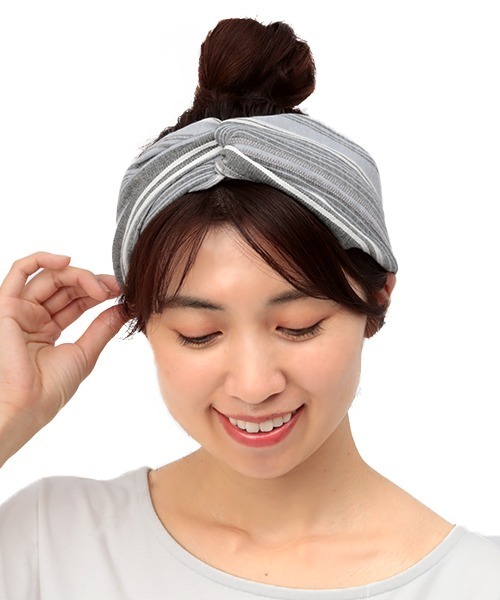 チチカカ（チチカカ）の「マルチストライプヘアバンド（ヘアバンド・レディース・イエロー/グリーン/ブルー・FREE）」の4枚目の写真