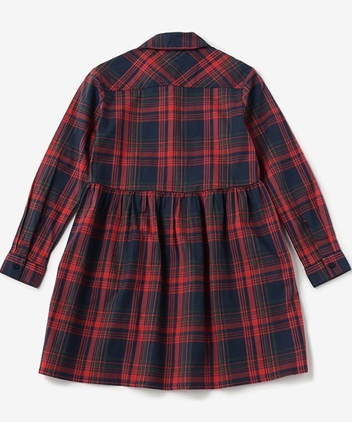 TOMMY HILFIGER(トミーヒルフィガー)の「GIRLS チェックシャツワンピース(シャツワンピース・キッズ・ネイビー・80cm/90cm/110cm/100cm/120cm)」の9枚目の写真