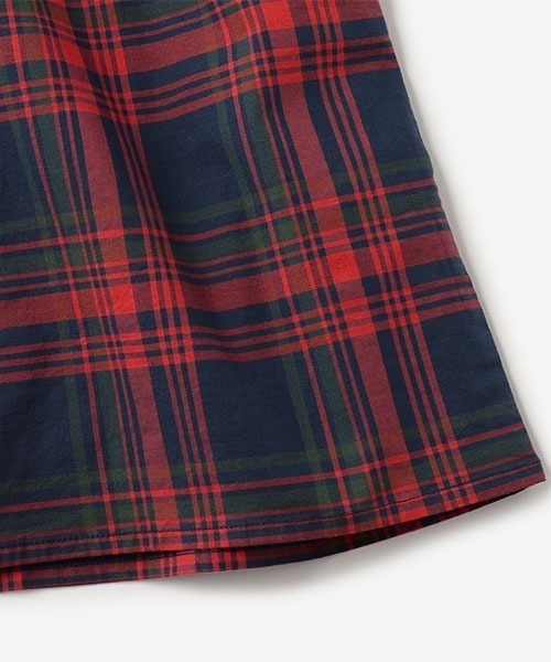 TOMMY HILFIGER(トミーヒルフィガー)の「GIRLS チェックシャツワンピース(シャツワンピース・キッズ・ネイビー・80cm/90cm/110cm/100cm/120cm)」の2枚目の写真