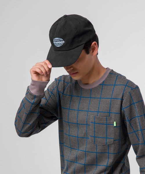HUF（ハフ）の「GLOBAL CORDUROY 6 PANEL HAT HUF キャップ（キャップ・メンズ・ブラック/グリーン系その他・O/S）」の4枚目の写真