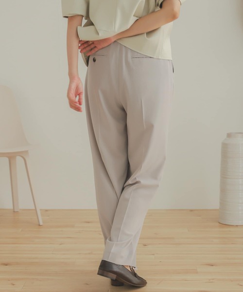 SENSE OF PLACE by URBAN RESEARCH（センスオブプレイスバイアーバンリサーチ）の「ジョーゼットワイドパンツ（その他パンツ・レディース・ブラック/オレンジ/ライトブルー/パープル/ライトベージュ・SMALL/X-SMALL/TALL/MEDIUM）」の10枚目の写真