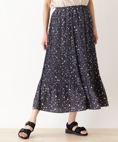 Cutie Blonde（キューティーブロンド）の「◆アニマル柄アソートプリーツスカート（スカート・レディース・ブラック系/ベージュ系/ブルー系・00）」の3枚目の写真