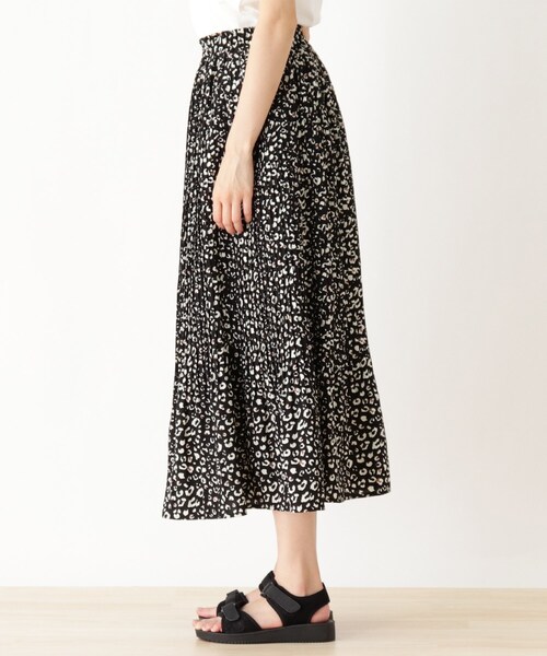 Cutie Blonde（キューティーブロンド）の「◆アニマル柄アソートプリーツスカート（スカート・レディース・ブラック系/ベージュ系/ブルー系・00）」の6枚目の写真