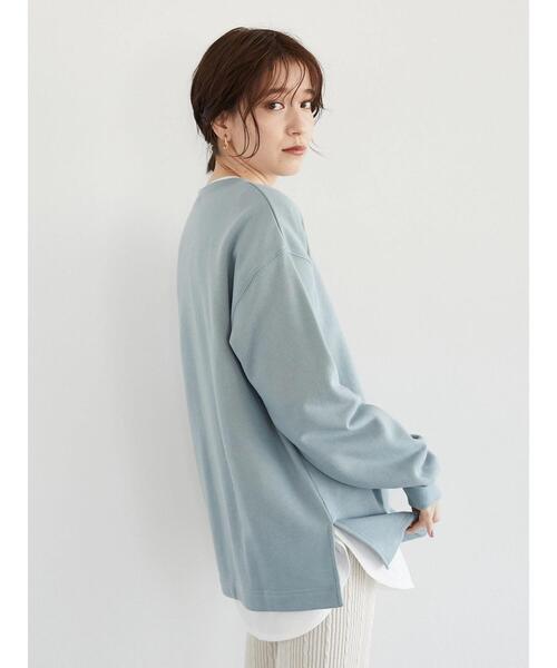 Green Parks(グリーンパークス)の「裾ラウンドホワイトインナー*(Tシャツ/カットソー・レディース・オフホワイト・FREE)」の13枚目の写真