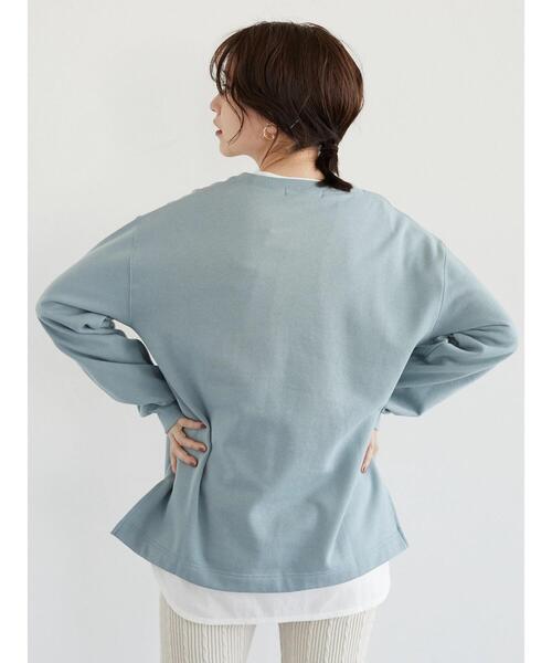 Green Parks(グリーンパークス)の「裾ラウンドホワイトインナー*(Tシャツ/カットソー・レディース・オフホワイト・FREE)」の14枚目の写真