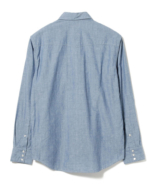 BEAMS PLUS（ビームスプラス）の「BEAMS PLUS / シャンブレー ウエスタン シャツ（シャツ/ブラウス・メンズ・サックスブルー/ブルー・SMALL/LARGE/MEDIUM/X-LARGE/X-SMALL）」の10枚目の写真