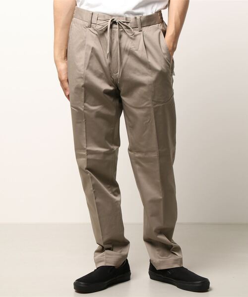 TAKA-Q（タカキュー）の「タカキューメンズ/TAKA-Q：MEN EASY ELEGANCE シャーリングパンツ（その他パンツ・メンズ・ブラック/ベージュ・MEDIUM/X-LARGE/S/LARGE）」の5枚目の写真