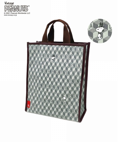 ルートート ヘリンボーン トートバッグ Snoopy スヌーピー Ip アーキャトル Peanuts 6x トートバッグ Vintage Peanuts ビンテージピーナッツ のファッション通販 Zozotown