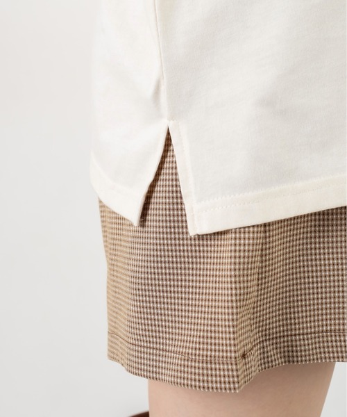 OLIVE des OLIVE（オリーブデオリーブ）の「ロゴロンT（Tシャツ/カットソー・レディース・オフホワイト/ピンク/サックスブルー/ベージュ・FREE）」の10枚目の写真