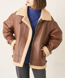 Lui's | フェイクムートンB-3ジャケット(ミリタリージャケット)