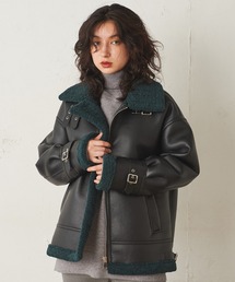 Lui's | フェイクムートンB-3ジャケット(ミリタリージャケット)