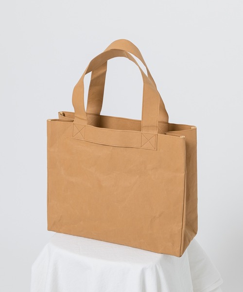 MUHET（ミュエータ）の「タイベックトートバッグ（トートバッグ・レディース・ベージュ・FREE）」の12枚目の写真