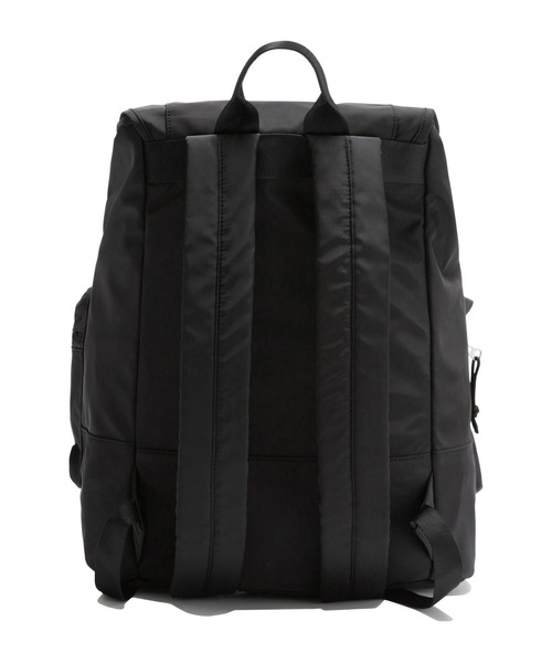 ROMANTIC CROWN（ロマンティッククラウン）の「【ROMANTIC CROWN】GLOSS MINIMAL BACKPACK / ロマンティッククラウン グロス ミニマル ナイロン バックパック（バックパック/リュック・メンズ・ブラック/カーキ・FREE）」の9枚目の写真