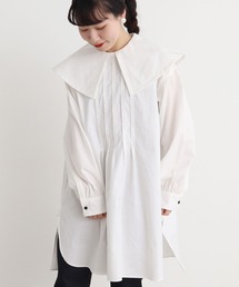 chambre de charme - malle　80s COTTON　Bigフリルブラウス chambre de charme - malle 80s COTTON Bigフリルブラウスの通販