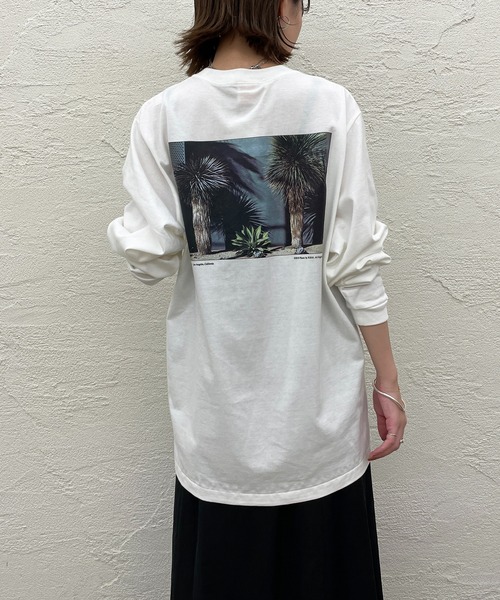 ＋81BRANCA（ハチイチブランカ）の「【+81BRANCA/ハチイチブランカ】Window photo Tシャツ（Tシャツ/カットソー・レディース・ホワイト・FREE）」の10枚目の写真