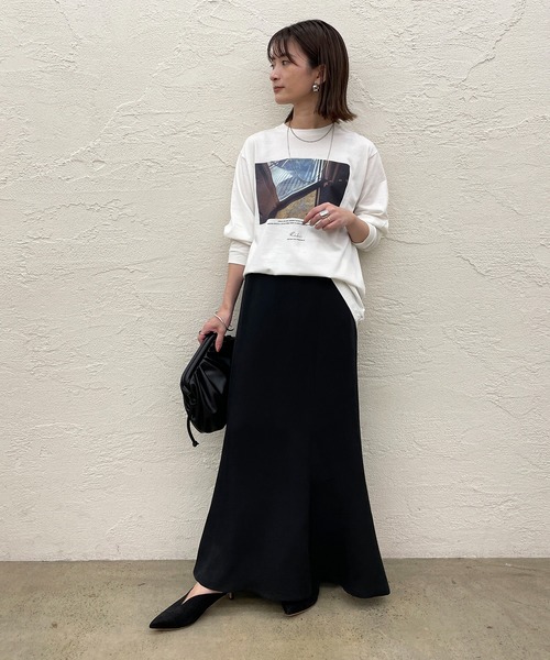 ＋81BRANCA（ハチイチブランカ）の「【+81BRANCA/ハチイチブランカ】Window photo Tシャツ（Tシャツ/カットソー・レディース・ホワイト・FREE）」の11枚目の写真