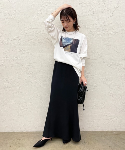 ＋81BRANCA（ハチイチブランカ）の「【+81BRANCA/ハチイチブランカ】Window photo Tシャツ（Tシャツ/カットソー・レディース・ホワイト・FREE）」の13枚目の写真