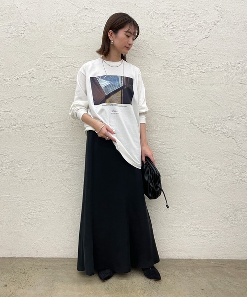 ＋81BRANCA（ハチイチブランカ）の「【+81BRANCA/ハチイチブランカ】Window photo Tシャツ（Tシャツ/カットソー・レディース・ホワイト・FREE）」の14枚目の写真