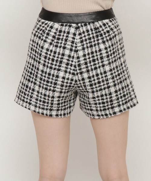 REDYAZEL（レディアゼル）の「ファンシーツイードショートパンツ（その他パンツ・レディース・ブラック/ネイビー・SMALL/MEDIUM）」の6枚目の写真