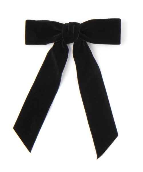 Me%（ミィパーセント）の「BIGベロアリボンテープクリップ（バレッタ/ヘアクリップ・レディース・ブラック/ダークブラウン/ラベンダー/ベージュ・FREE）」の14枚目の写真