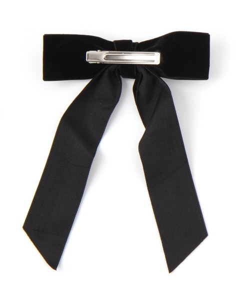 Me%（ミィパーセント）の「BIGベロアリボンテープクリップ（バレッタ/ヘアクリップ・レディース・ブラック/ダークブラウン/ラベンダー/ベージュ・FREE）」の15枚目の写真