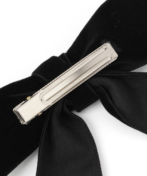 Me%（ミィパーセント）の「BIGベロアリボンテープクリップ（バレッタ/ヘアクリップ・レディース・ブラック/ダークブラウン/ラベンダー/ベージュ・FREE）」の18枚目の写真