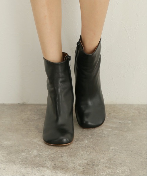 INSCRIRE アンスクリア スクエアトゥショートブーツ VERMEIL par iena（ヴェルメイユパーイエナ）の「【INSCRIRE