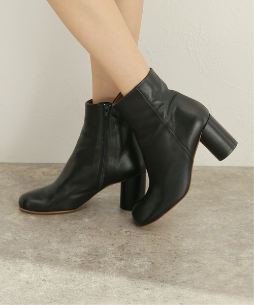 INSCRIRE アンスクリア スクエアトゥショートブーツ 30%OFF】【INSCRIRE アンスクリア】boots BLACK - THIRTY
