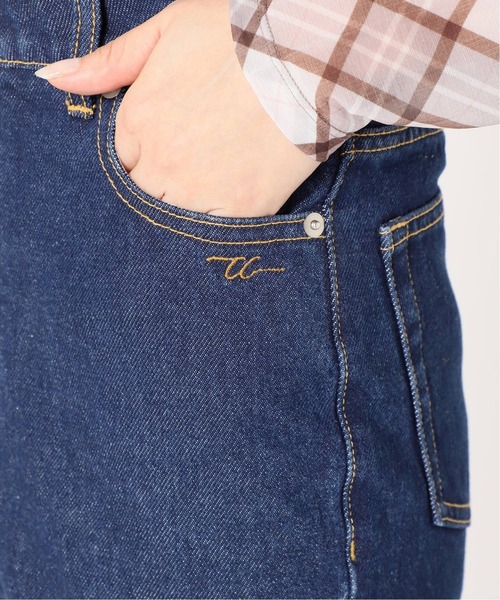 Charles Chaton（シャルルシャトン）の「C フレアデニムパンツ（デニムパンツ・レディース・ネイビー・34/36/38）」の7枚目の写真