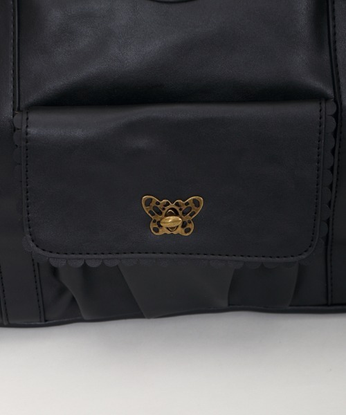 axes femme(アクシーズファム)の「サイドベルトポケットトート(トートバッグ・レディース・ブラウン/ベージュ/ブラック・MEDIUM)」の21枚目の写真