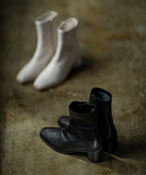 THE SHOP TK (ザ ショップ ティーケー )の「◆【美脚】ストレッチブーツ(ブーツ・レディース・オフホワイト/ブラック・25/35/45)」の12枚目の写真