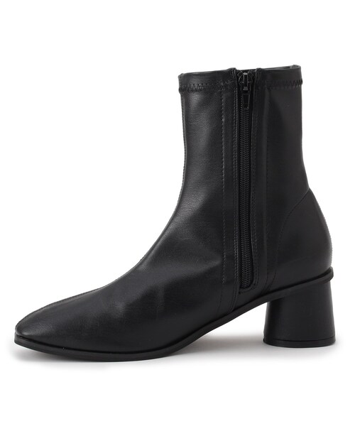 THE SHOP TK (ザ ショップ ティーケー )の「◆【美脚】ストレッチブーツ(ブーツ・レディース・オフホワイト/ブラック・25/35/45)」の6枚目の写真