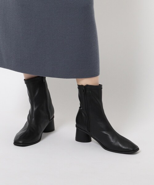 THE SHOP TK (ザ ショップ ティーケー )の「◆【美脚】ストレッチブーツ(ブーツ・レディース・オフホワイト/ブラック・25/35/45)」の11枚目の写真