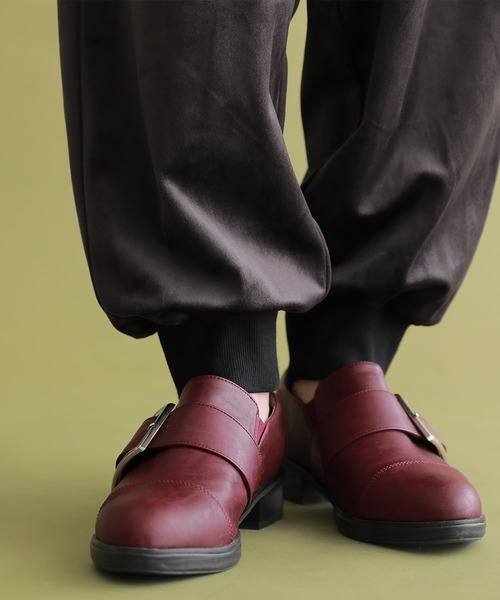 osharewalker（オシャレウォーカー）の「【廃盤】『ベロアジョガーパンツ』（その他パンツ・レディース・ピンク/スミクロ/カーキ/グレイッシュブルー・2/1）」の10枚目の写真