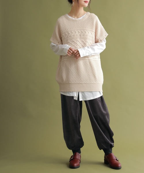 osharewalker（オシャレウォーカー）の「【廃盤】『ベロアジョガーパンツ』（その他パンツ・レディース・ピンク/スミクロ/カーキ/グレイッシュブルー・2/1）」の11枚目の写真