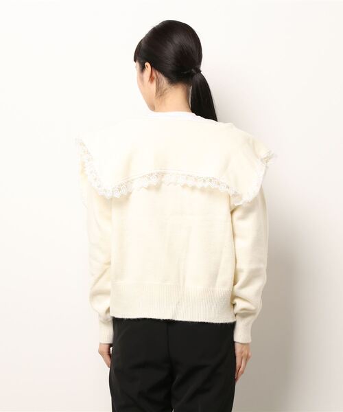 Clice de Paris（クリシェドゥパリス）の「K/メルヘンカーデ（カーディガン/ボレロ・レディース・ネイビー/アイボリー・ONESIZE）」の7枚目の写真
