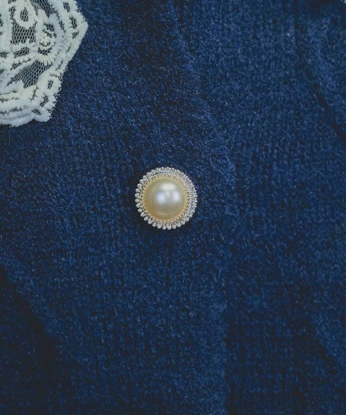 Clice de Paris（クリシェドゥパリス）の「K/メルヘンカーデ（カーディガン/ボレロ・レディース・ネイビー/アイボリー・ONESIZE）」の20枚目の写真