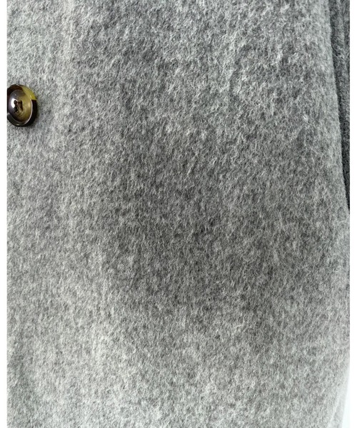 MLI'A(エムリア)の「ノーカラーオーバーサイズコート(その他アウター・レディース・ブラック/アイボリー系5/杢グレー/ブラウン系その他2・M)」の19枚目の写真