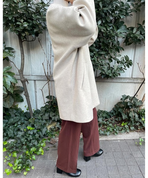 セール】ノーカラーオーバーサイズコート（その他アウター