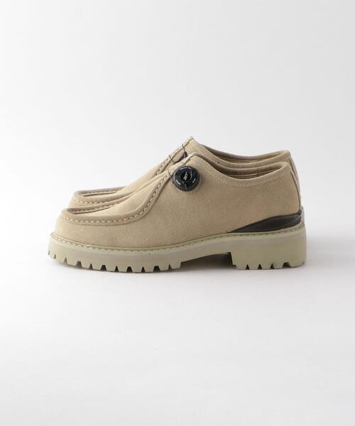 pg × steven alan KNOCK PG × Steven Alan＞ KNOCK BLACK LEATHER/シューズ