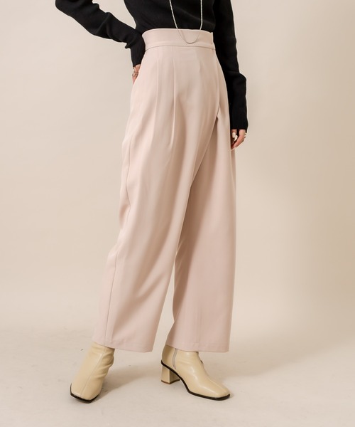 mystic（ミスティック）の「[mline] WEB限定 ラップタックパンツ（その他パンツ・レディース・ブラック/ベージュ・1/2）」の20枚目の写真